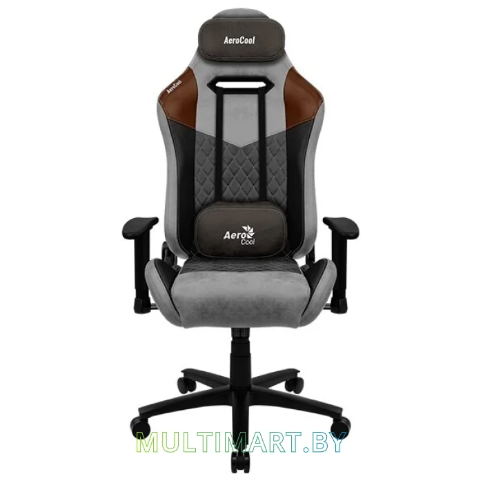 Кресло компьютерное AeroCool Duke Tan Grey (черный/серый)